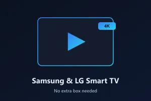 IPTV on Samsung and LG Smart TVs with no extra box required